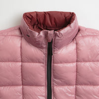 Pop Trading Company Quilted Reversible Puffer Jacket - Mesa Rose / Fired Brick thumbnail