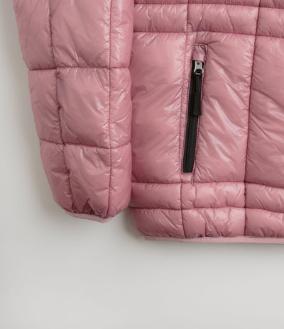 Pop Trading Company Quilted Reversible Puffer Jacket - Mesa Rose / Fired Brick