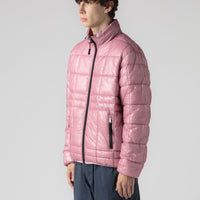Pop Trading Company Quilted Reversible Puffer Jacket - Mesa Rose / Fired Brick thumbnail