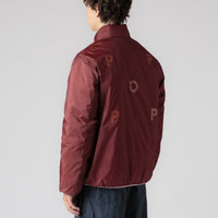 Pop Trading Company Quilted Reversible Puffer Jacket - Mesa Rose / Fired Brick thumbnail