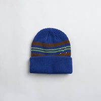 Pop Trading Company Striped Beanie - Blue thumbnail