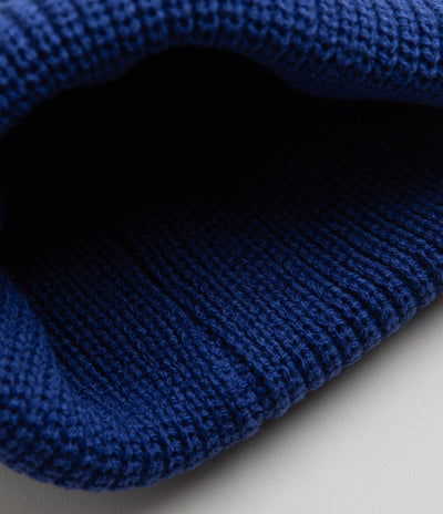 Pop Trading Company Striped Beanie - Blue