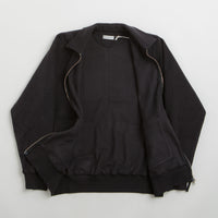 Pop Trading Company Terry Full Zip Sweatshirt - Black thumbnail