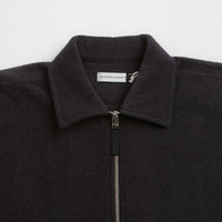 Pop Trading Company Terry Full Zip Sweatshirt - Black thumbnail