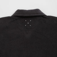 Pop Trading Company Terry Full Zip Sweatshirt - Black thumbnail