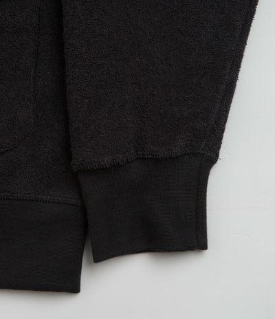 Pop Trading Company Terry Full Zip Sweatshirt - Black