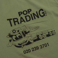 Pop Trading Company Trading T-Shirt - Loden Green thumbnail