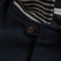 Pop Trading Company Varsity Jacket - Navy thumbnail