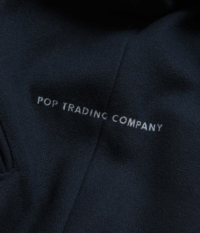 Pop Trading Company Varsity Jacket - Navy