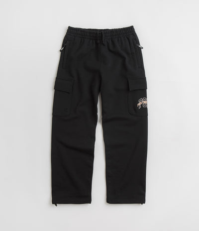 Pop Trading Company x FTC Cargo Sweatpants - Black