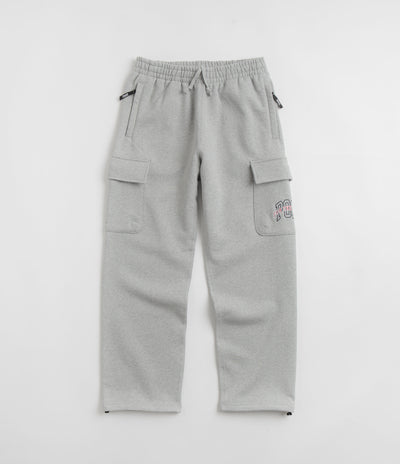 Pop Trading Company x FTC Cargo Sweatpants - Heather Grey