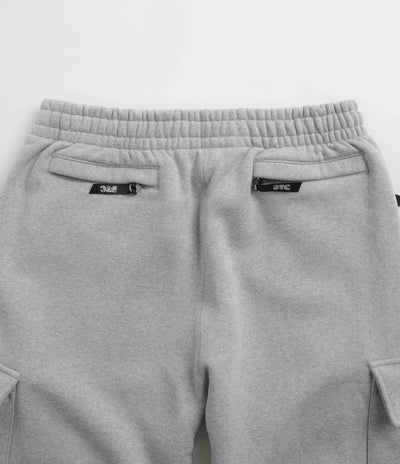 Pop Trading Company x FTC Cargo Sweatpants - Heather Grey