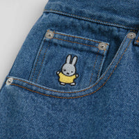 Pop Trading Company x Miffy DRS Denim Jeans in Dark Stonewash thumbnail