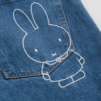 Pop Trading Company x Miffy DRS Denim Jeans in Dark Stonewash thumbnail