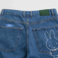 Pop Trading Company x Miffy DRS Denim Jeans in Dark Stonewash thumbnail