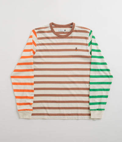 Pop Trading Company x Miffy Embroidered Striped Long Sleeve T-Shirt - Multi