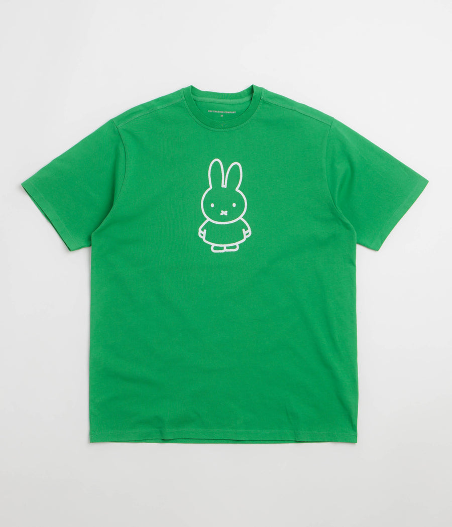 Pop Trading Company x Miffy FS BS Logo T-Shirt - Green