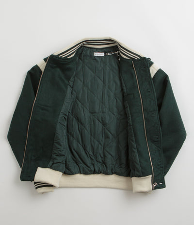 Pop Trading Company x Parra Varsity Jacket - Pine Green