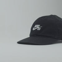 Nike SB Club Unstructured Cap in Black and White thumbnail