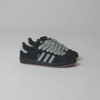 Adidas Campus Shoes in Core Black and Grey Two / Gold Metallic thumbnail