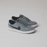 Nike SB FC Classic Shoes - Cool Grey / Black - White - Vivid Orange thumbnail