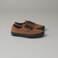 Vans Skate Authentic Shoes - Hairy Suede Black / Rust thumbnail