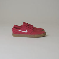 Nike SB Orange Label Janoski Shoes in University Red and White and University Red thumbnail