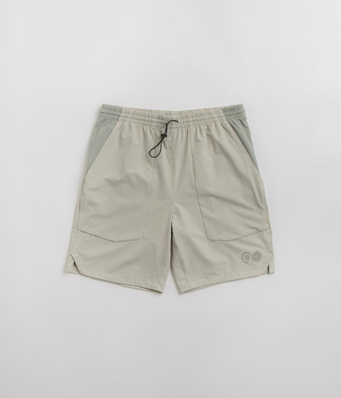 Purple Mountain Observatory Blocked Climbing Shorts - Grey Teal