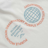 Purple Mountain Observatory Globe T-Shirt - White thumbnail