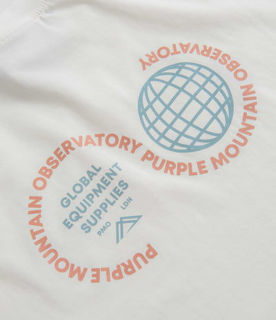 Purple Mountain Observatory Globe T-Shirt - White