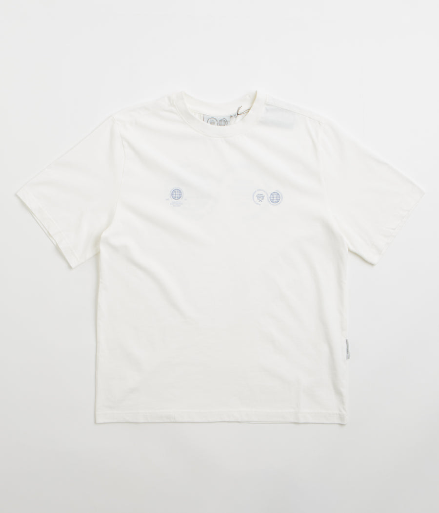 Purple Mountain Observatory Globe T-Shirt in White