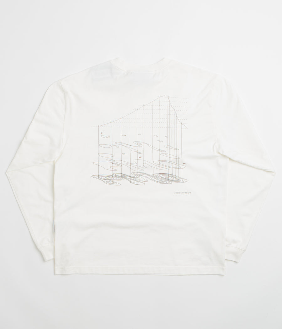 Purple Mountain Observatory Map Projections Long Sleeve T-Shirt - White
