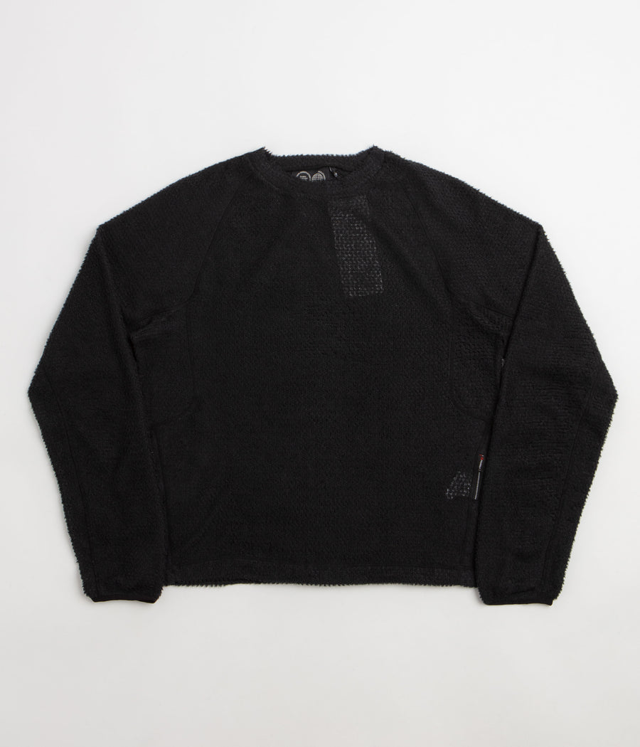 Purple Mountain Observatory Polartec Alpha Pullover Fleece - Black / Black