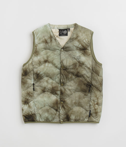 Purple Mountain Observatory Waves Tie Dye Vest - Camo | Flatspot