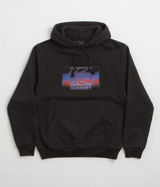 Rassvet Glitch Hoodie - Black | flatspot