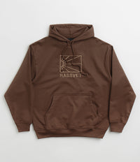 Rassvet Logo Hoodie in Brown