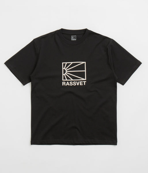 Rassvet Logo T-Shirt - Black | flatspot