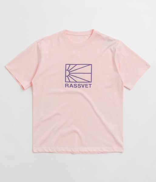 Rassvet Logo T-Shirt - Pink | flatspot