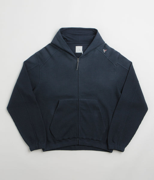 ROA Bee Sun Faded Zip Up Hoodie - Navy | Flatspot