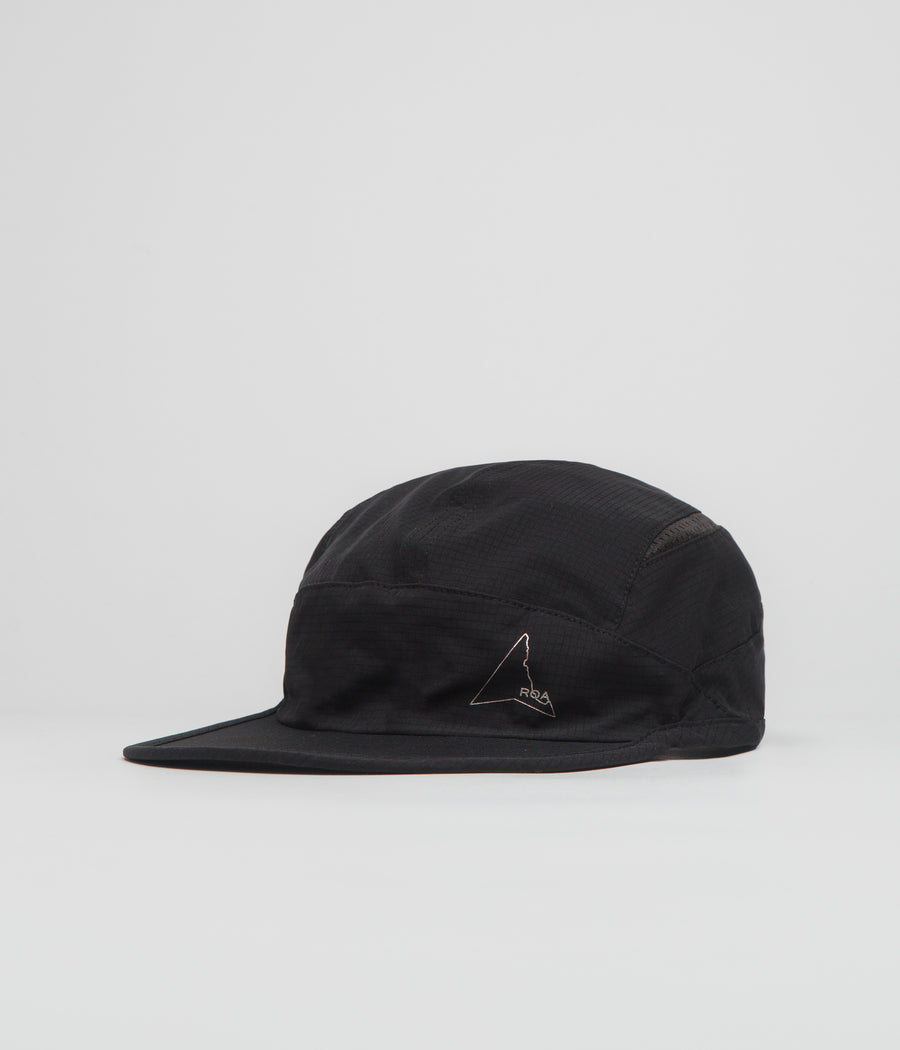 ROA Bri Open Weave Cap in Black