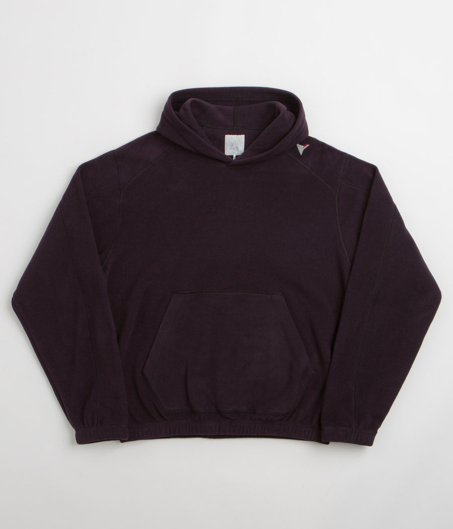 ROA Drowi Polartec 100 Series Fleece Hoodie in Purple
