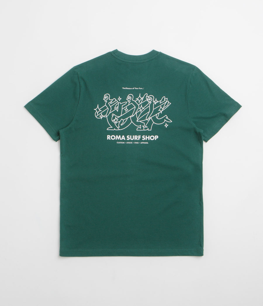 Roma Facilitator T-Shirt in Green and White