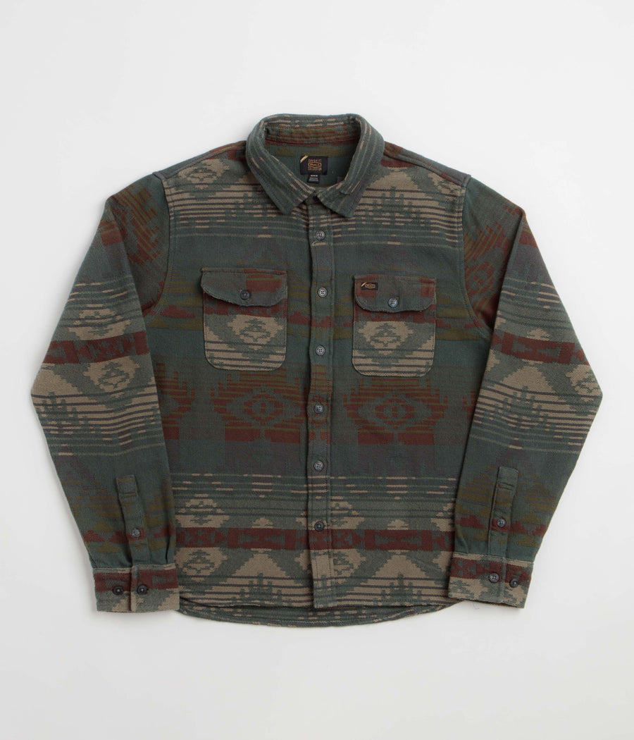 RVCA Dayshift Blanket Flannel Shirt - Hunter Green