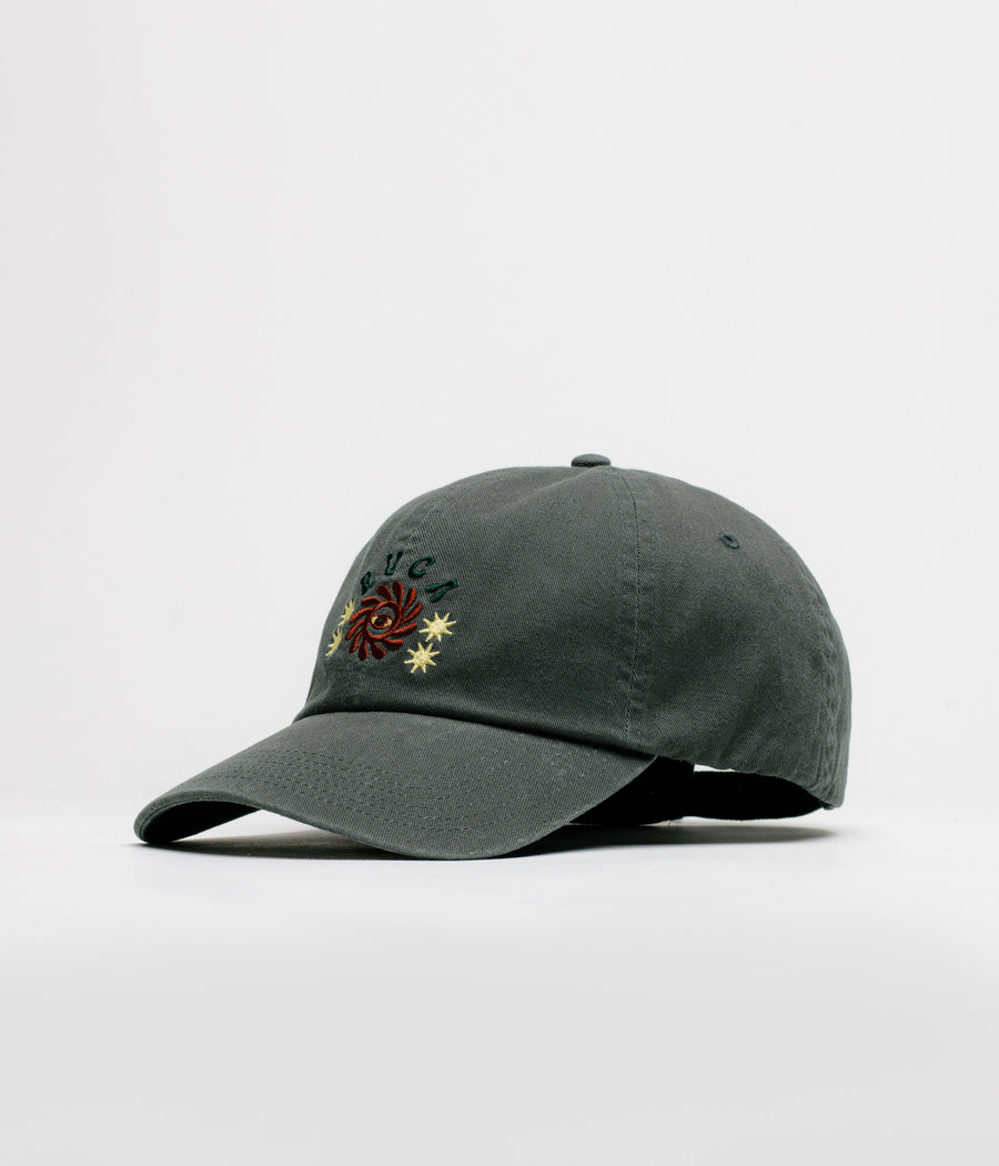 RVCA Iris Dad Cap in Balsam Green