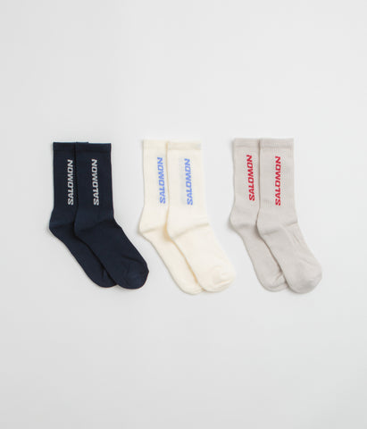 salomon enduro ski socks Everyday Crew (3 Pack) - Spellbound / Vanilla Ice / Lunar Rock Muscle oscillation has also Trek Bicycle Oklahoma City, Exclude Discount - AUG 26 size:36