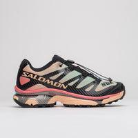 Salomon XT-4 OG Aurora Borealis Shoes - Black / Prairie Sunset / Sugar Coral thumbnail