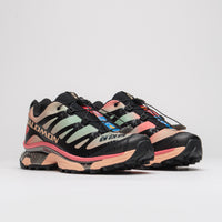 Salomon XT-4 OG Aurora Borealis Shoes - Black / Prairie Sunset / Sugar Coral thumbnail