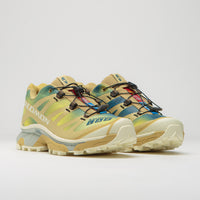 Salomon XT-4 OG Aurora Borealis Shoes - Southern Moss / Transparent Yellow / Deep Dive thumbnail