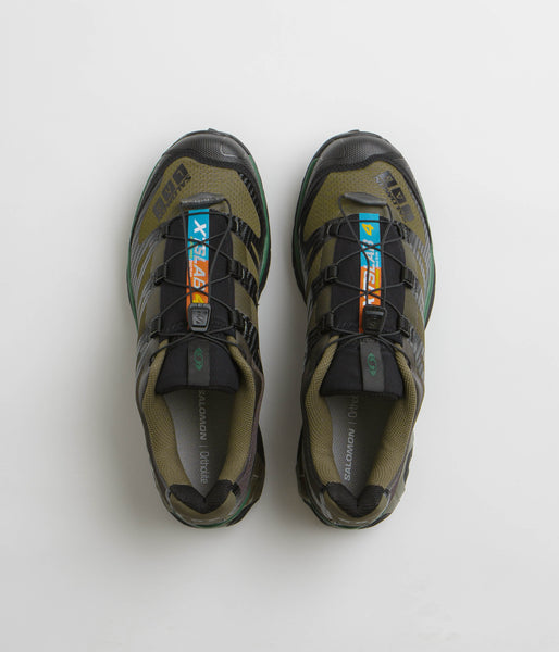 Salomon XT-4 OG Shoes - Olive Night / Black / Aloe | Flatspot