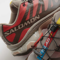 Salomon XT-4 OG Shoes - Wren / Vintage Khaki / Aurora Red thumbnail